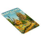 Barcelona 2025 - Wo Träume Gestalt annehmen Magnet (Rechte Seite)
