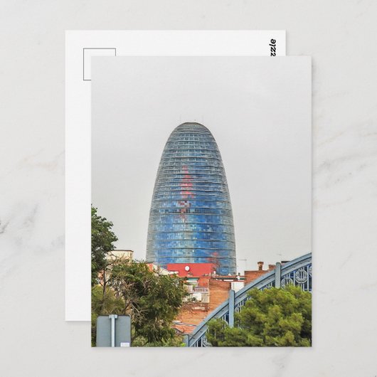 Barcelona. 21. postkarte (Vorne/Hinten)