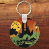 Barcelona 2.25" Basic Button Schlüsselanhänger (Vorderseite)