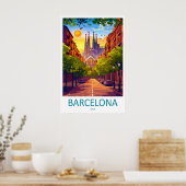Barcelona 2 poster (Küche)