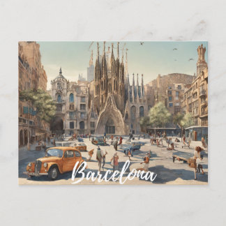 Barcelona (2) postkarte