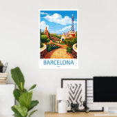 Barcelona 3 poster (Heimbüro)