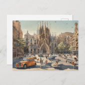 Barcelona (3) postkarte (Vorne/Hinten)