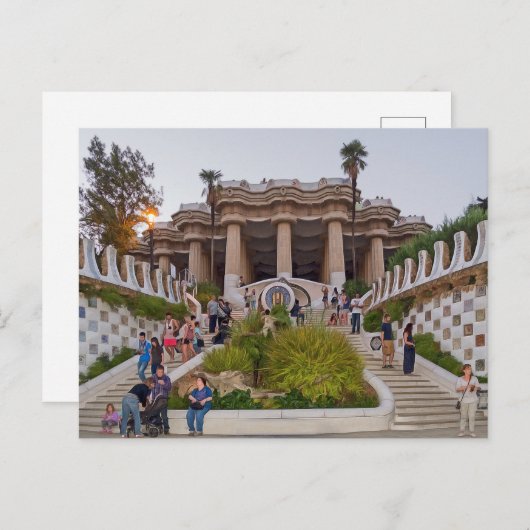 Barcelona. 71. postkarte (Vorne/Hinten)