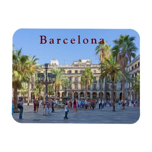 Barcelona. 74. magnet (Horizontal)