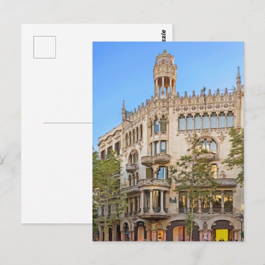 Barcelona. #84 postkarte (Vorne/Hinten)