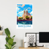 Barcelona 8 poster (Heimbüro)