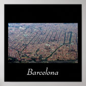 Barcelona Aerial Poster (Vorne)