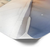 Barcelona Aquarellkunst Fotodruck (Ecke)