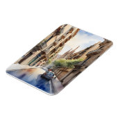 Barcelona Aquarellkunst Magnet (Linke Seite)