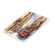 Barcelona Aquarellkunst Magnet (Linke Seite)