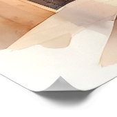 Barcelona Aquarellkunst Poster (Ecke)