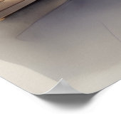 Barcelona Aquarellkunst Poster (Ecke)