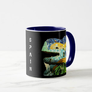 Barcelona Art Tasse, Spanisch, Gaudi - Lizard Tasse