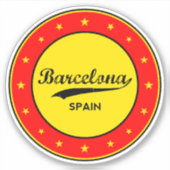 Barcelona Aufkleber (Vorderseite)