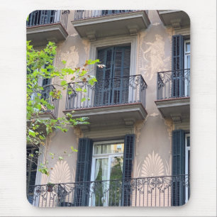 Barcelona Balkons Mousepad