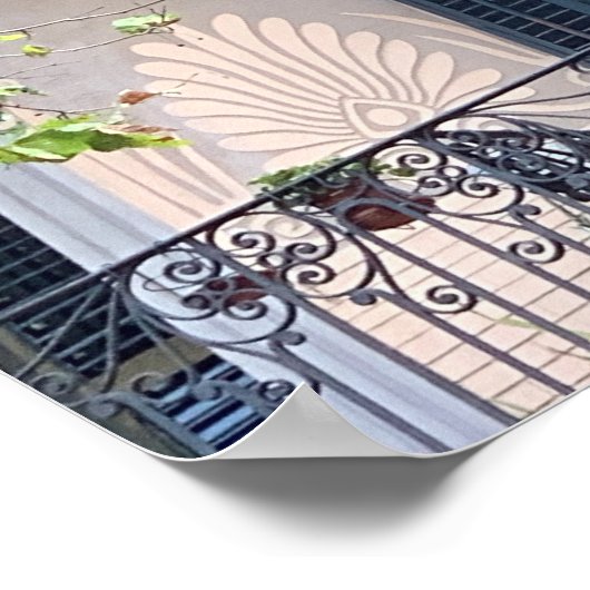 Barcelona Balkons Poster (Ecke)