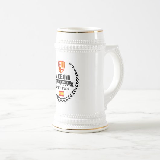 Barcelona Bierglas (VorderseiteRechts)
