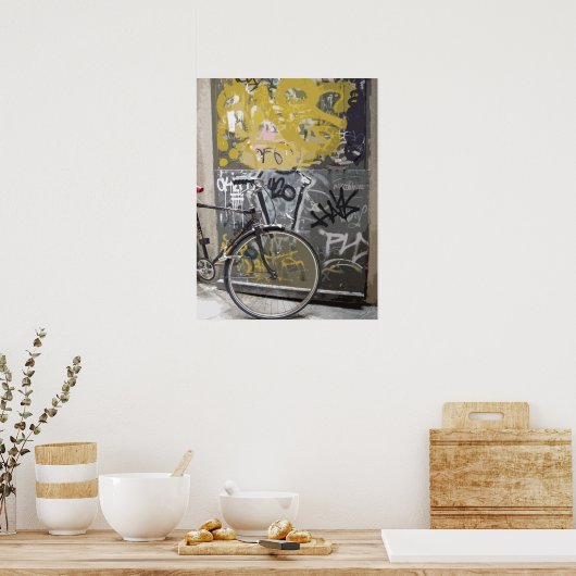 Barcelona Bike Poster (Küche)