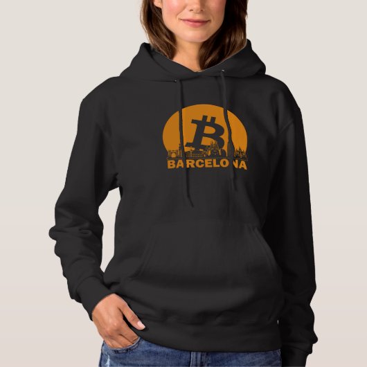 Barcelona Bitcoin Maximalist Bitcoin Barcelona Sk Hoodie (Vorderseite)