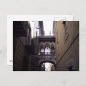 Barcelona Bridge Postkarte (Vorne/Hinten)
