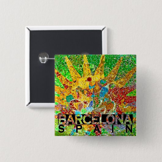 Barcelona Button (Vorne & Hinten)