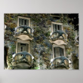 Barcelona. Casa Batllo. Poster (Vorne)