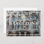 Barcelona, Casa Batllo Postkarte (Vorne/Hinten)