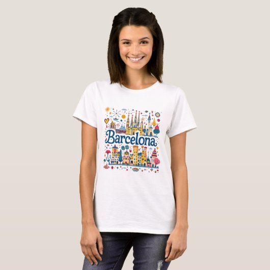 Barcelona Charm T - Shirt (Vorne ganz)