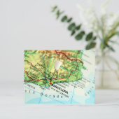 Barcelona City Button Karte (Stehend Vorderseite)