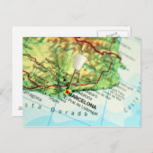 Barcelona City Button Karte (Vorne/Hinten)