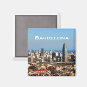 Barcelona City Magnet (Vorderseite/Rückseite)