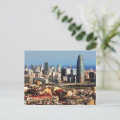 Barcelona City Postkarte (Stehend Vorderseite)