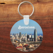Barcelona City Schlüsselanhänger (Vorderseite)