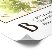 Barcelona City Street View Poster Mediterranean (Ecke)