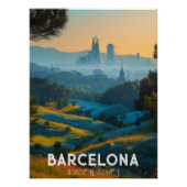 Barcelona: Ciudad de Gaudí Naturaleza Arquitectura Poster (Vorderseite)