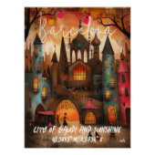Barcelona: Ciudad de Gaudí y Sol. Poster (Vorderseite)