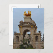 Barcelona Ciutadella Park/Garten: Postkarte (Vorne/Hinten)