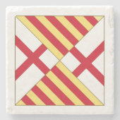 Barcelona coat of arms (without crown) steinuntersetzer (Vorderseite)