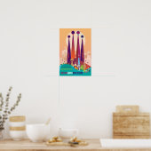 Barcelona Druck Poster (Küche)