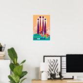 Barcelona Druck Poster (Heimbüro)