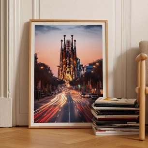 Barcelona Druck Spanien Wandkunst Barcelona Poster