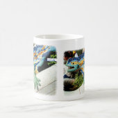 Barcelona-Eidechsen-Handmosaiken Kaffeetasse (Mittel)