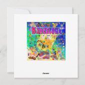 Barcelona Epoch Hour Holiday Card Feiertagskarte (Rückseite)