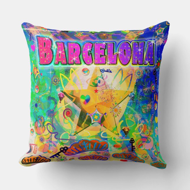 Barcelona Epoch Hour Pillow Kissen (Vorderseite)