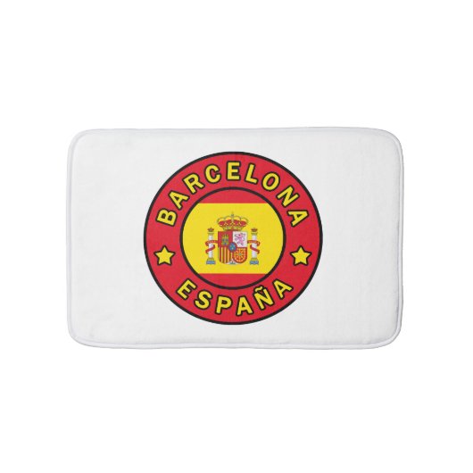 Barcelona España Badematte (Vorderseite)