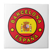 Barcelona España Fliese (Vorderseite)