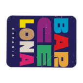 Barcelona Espania Magnet (Horizontal)