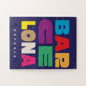 Barcelona Espania Puzzle (Horizontal)