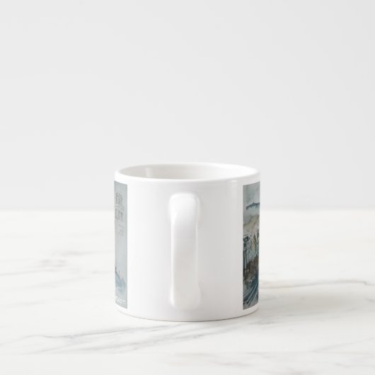 Barcelona espresso espressotasse (Rückseite)